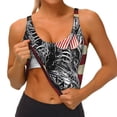 thumbnail image 3 of Yiaed Veterans Day1 Print Ladies Waistcoat Women Sports Vest Vest Sports Women Sports Top Yoga Vest for Women-XX-Large, 3 of 8