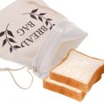 thumbnail image 3 of Raindrops 1Set Reusable Linen Bag for Bread Storage and Food Packaging 15X11In, 3 of 6