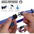 thumbnail image 4 of Airtag Cat Collar, Air tag Cat Collar with Bell and Safety Buckle in 3/8" Width, Reflective Collar with Waterproof Airtag Holder Compatible with Apple Airtag for Cat Dog Kitten Puppy, 4 of 7