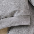 thumbnail image 6 of Girls 2Pcs Outfit Set Children Long Sleeved Hoodie Pants Cute Casual Set for 6-24 Months 2T 3T 4T 5T 6T Children Grey,5-6 Years, 6 of 9