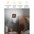 thumbnail image 4 of Night Lights Auto Sensor School Season Plug-in LED Nightlights Lamp Dusk to Dawn for Living Room, Bedroom, Bathroom, Hallway, Stairways Home Wall Decor, Pencil Stars Cartoon Style Black Night Light, 4 of 9