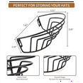 thumbnail image 1 of 2 Pack Hat Rack for Wall, Hat Organizers for Baseball Caps, Wall Mount Hat Rack, Hat Storage Hat Hangers for Wall, 1 of 7