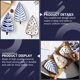 thumbnail image 4 of Forma de hoja Snack plato placa placa placas de condimento mini vajilla, 4 of 4