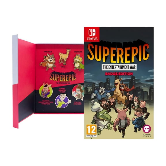 SuperEpic: The Entertainment War - Badge Edition, PM Studios, Nintendo Switch