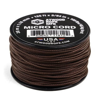 Paracord Planet 6 Piece Set Micro Utility Cord – 1.18mm X 125ft Braided  Reusable Polyester/Nylon Spool – Great for Fishing Gear, Jewelry Making,  and