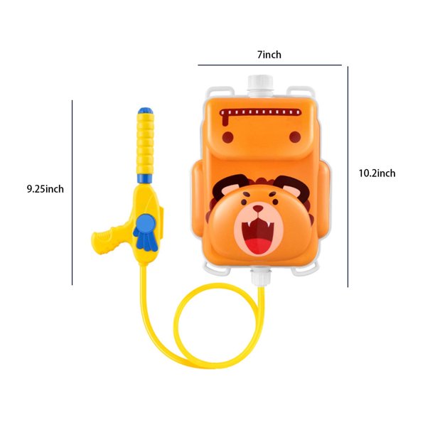 QIIBURR Juguetes acuáticos para exteriores para niños de 4 a 8 años Mochila con rociador de agua Juguetes para niños Playa de verano Agua Lindos juguetes de rociador de agua extraíbles para niños y