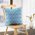 thumbnail image 5 of LALILO Throw Pillow Covers Kaleidoscope Ethnic With Blue Navy Cushion Cover 18" x 18", 3898 Pack, 5 of 6