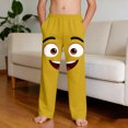 thumbnail image 6 of OGLCCG Beach Pants for Boys Funny Graphic Print Casual Summer Elastic Waist Vacation Pants with Pockets Wide Leg Loung Trousers 4-14 Years, 6 of 8