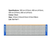 BESTSKY Portable Badminton Pickleball Net, Black,