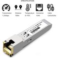thumbnail image 2 of 1000BASE-T SFP to RJ-45 Copper Transceiver Module for Palo Alto Networks PAN-SFP-CG 100m Cat5e/6, 2 of 5