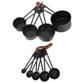 thumbnail image 3 of Lishi Black Stainless Steel Measuring Cups Set with Scale - 9PCS, 3 of 16