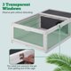 thumbnail image 5 of Wangone Wooden Tortoise Habitat Indoor Outdoor Enclosure with Transparent Panels & Removable Tray – Large Tortoise House for Small Pets, Backyard or Home Use, 5 of 7