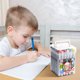 thumbnail image 4 of Marcador acrílico de oficina y papelería para estudiantes, niños, gran capacidad, lavable, no permeable, acuarela, arte, 24 colores apilables, 240 ml., 4 of 5