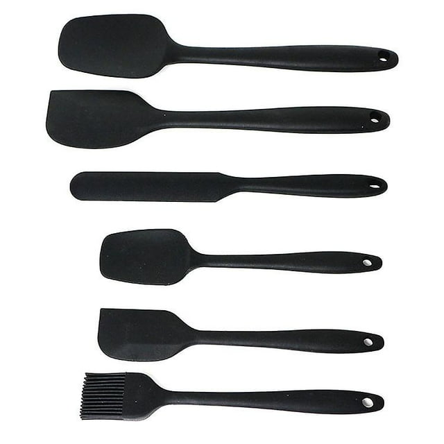 Tatum88 Spatules de Cuisine en Silicone Résistantes à la Chaleur, Ensemble de 6 Spatules de Cuisine en Silicone Résistantes à la Chaleur, Ensemble de 6