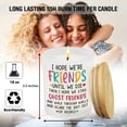 thumbnail image 3 of Valentines Gifts for Best Friend Women - Gifts for Best Friends - Valentine, Birthday Gifts for Women, Girlfriend, Best Friend - Funny Candle Gift, Vanilla Lavender Scented Candle 10oz, 3 of 8