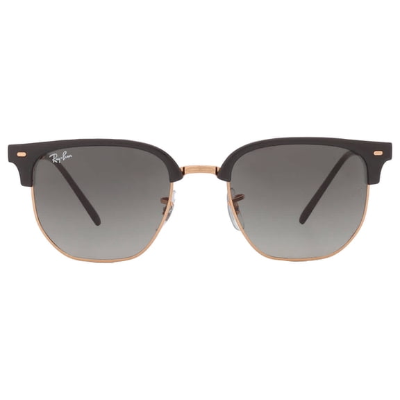Ray Ban New Clubmaster Grey Gradient Square Unisex Sunglasses RB4416 672071 51
