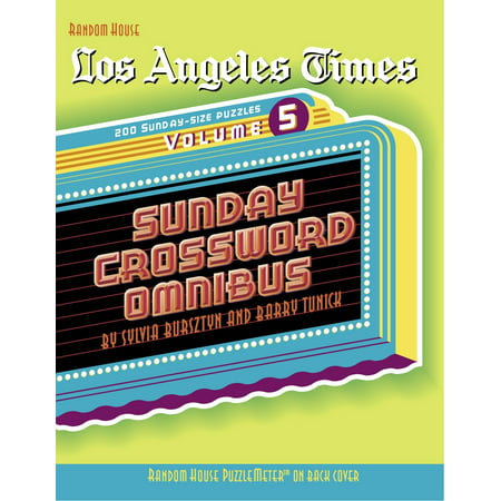 Los Angeles Times Sunday Crossword Omnibus, Volume (Best Times To Drive Uber Los Angeles)