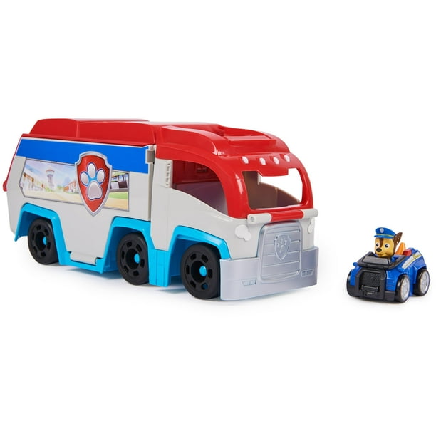 Camión de juguete Paw Patrol Pup Squad Patroller con Chase Car durante más de 3 años