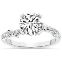 Round Shape 4 Carat IGI Certified Lab Grown Diamond Ring | 14K White Gold | Phoebe Twigs Diamond Ring | FG-VS1-VS2 Quality Friendly Diamonds