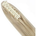 thumbnail image 2 of 26" Claw On Ponytail Hair Extensions Long Straight Clip In On Ponytail Hairpieces Silky - Ash Blonde Mix Blonde(Weight:150g), 2 of 5