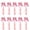 Style 3, variant on 10pcs Vibrant Cheerleader Keychain Set Fashionable Keyring Gift for Teen Girls