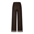 thumbnail image 3 of Bixock Summer Women Casual Pants High Waist Wide Leg Pants Drawstring Comfortable Soft Daily Wear Fashion Women Clothes, 3 of 6