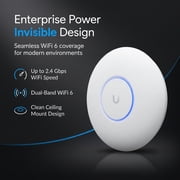 Ubiquiti UniFi U6 plus U6-plus Wireless Access Point, WiFi 6, PoE, Gigabit Ethernet