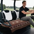 thumbnail image 5 of Uourmeti Golf Cart Seat Breathable Terry Cloth, Compatible with Sports Club Car Seat, for Yamaha EZGO, Southwestern Pattern, 5 of 8