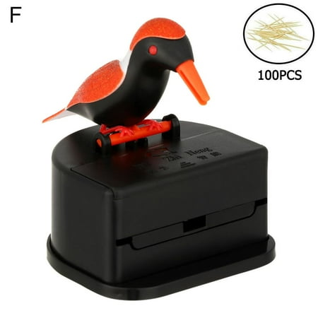 

Home Decoration Automatic Cute Hummingbird Toothpick Dispenser Toothpick Holder Box Bird Toothpicks Container F