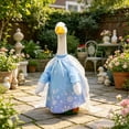 thumbnail image 7 of 23 Inch Goose Decorative Outfit, Breathable Fabric Statue Clothing, Garden Ornament Accessory, Universal Courtyard Wear for Porch Sculpture, Yard Art and Holiday Layout, 7 of 7