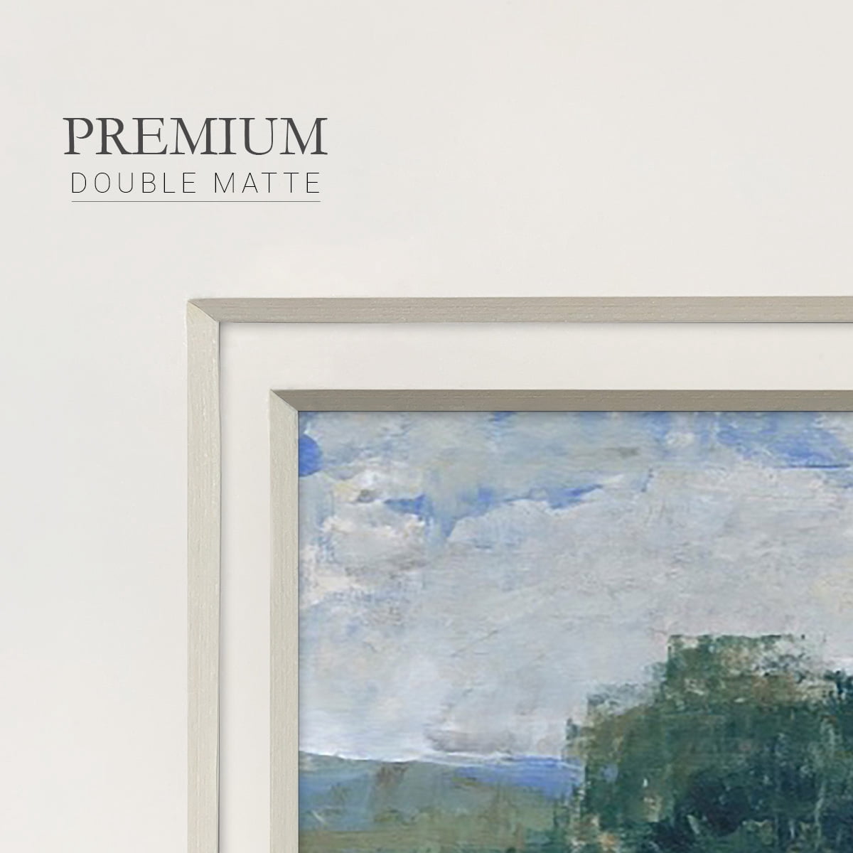 Riverbank Impression IPremium Framed Print