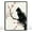 Black Cat, variant on Moonow7 Chinese Peacock Wall Art Poster, Blue Bird and Magnolia Blossom Print in Asian Botanical Style for Bedroom, Living Room, Office, Nursery, or Apartment Decor, Unframed Size 40x50 cm / 16x20″