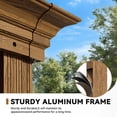 thumbnail image 3 of 22 Ft. W x 12 Ft. D Aluminum Hardtop Gazebo with Double Roof, Curtains & Mosquito Netting, 3 of 6