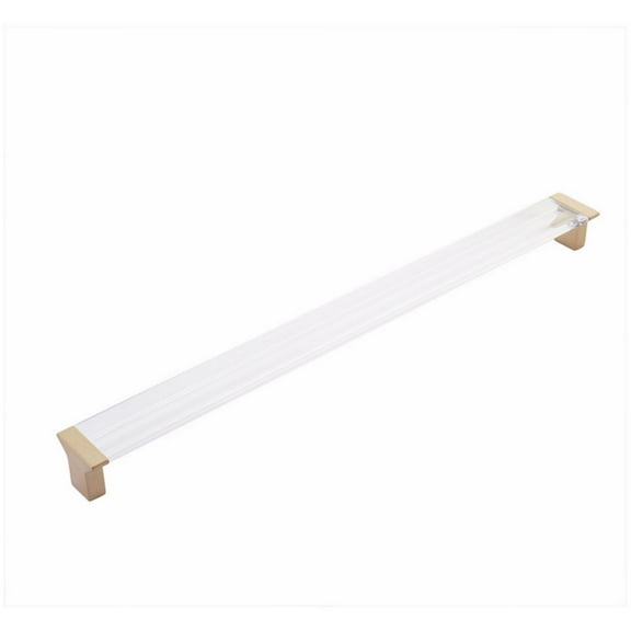 Schaub And Company 318-SSB-CL Positano 12-5/8" Center To Center Luxury Clear Acrylic Large