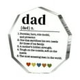 thumbnail image 2 of Daiosportswear Dad Gifts from Daughter Son Wife Best Dad Ever Gifts Fathers Day Birthday Father's Quotes Souvenir Nine-sided Tabletop Arrangement, 2 of 2
