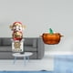 thumbnail image 2 of Estatua De Calabaza De Cristal De La Fortuna Para La Suerte De Año Nuevo, Tarro De Galletas Con Forma De Cuenco Para Servir, Figura De Dios Naranja Con Tapa, 2 of 8