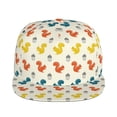 thumbnail image 2 of Fotbe Colorful Squirrel Flat Bill Visor Cap Classic Snapback Hat Polyester Foam Trucker Hat Trucker Cap Adjustable Baseball Cap, 2 of 9