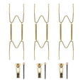 thumbnail image 1 of Colgadores de platos Cloverdale Supply de acero inoxidable de 8 a 10 pulgadas (3 unidades), 1 of 7