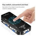 thumbnail image 3 of USB KVM Switch Switcher 2/4Port VGA Switch Splitter 1920*1440 VGA Video Switch For USB Device Keyboard Mouse Monitor Adapter ,Fast and Stable Transmission, 3 of 4