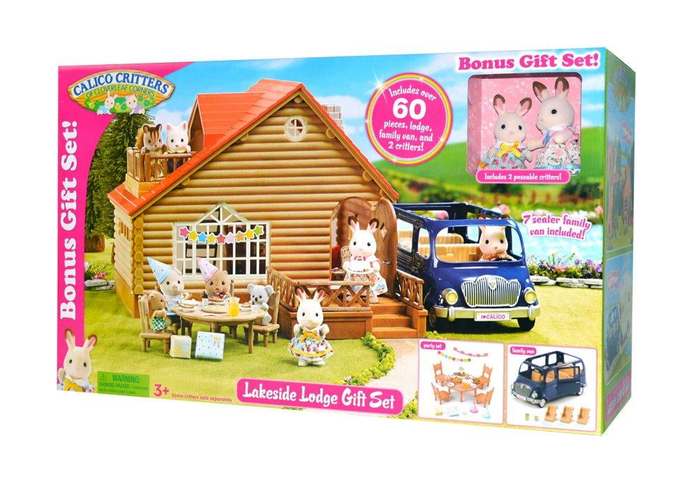 calico critters lakeside lodge gift set walmart