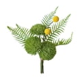 thumbnail image 2 of Ramo de bolas verdes artificiales Centro de mesa floral falso para boda, decoración del hogar, mesa de comedor, sala de estar, estilo moderno, 2 of 6