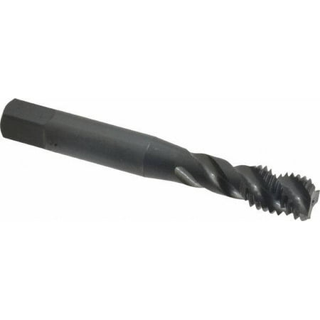 

OSG M10x1.50 Metric Coarse 3 Flute 6H Bottoming Spiral Flute Tap Vanadium HSS Oxide Finish 2-15/16 OAL Right Hand Flute Right Hand Thread D6 Series 343