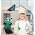 thumbnail image 5 of DolliBu Squat Panda  Doctor Plush Toy - Super Soft Panda Doctor Stuffed Animal Dress Up with Cute Scrub Uniform and Cap Outfit - Fluffy Doctor Toy Plush Gift - 7 Inches, 5 of 7