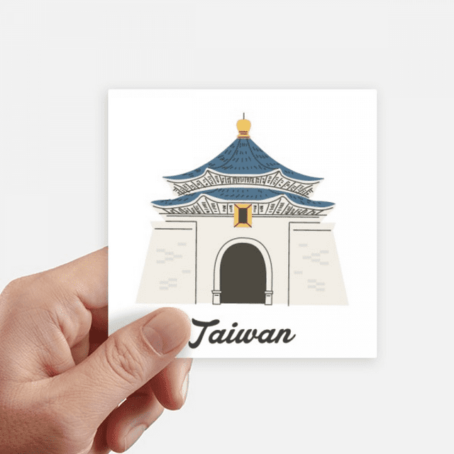Taiwan Travel Chiang Kai-shek Memorial Hall Sticker Square Waterproof Stickers Wallpaper Car Decal