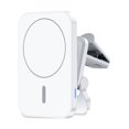 thumbnail image 2 of sweethay Soporte de inalámbrico tipo c para coche, teléfono móvil, carga de USB-C, soporte de rotación de 360 grados, reemplazo de estante Electrónica Blanco, 2 of 6