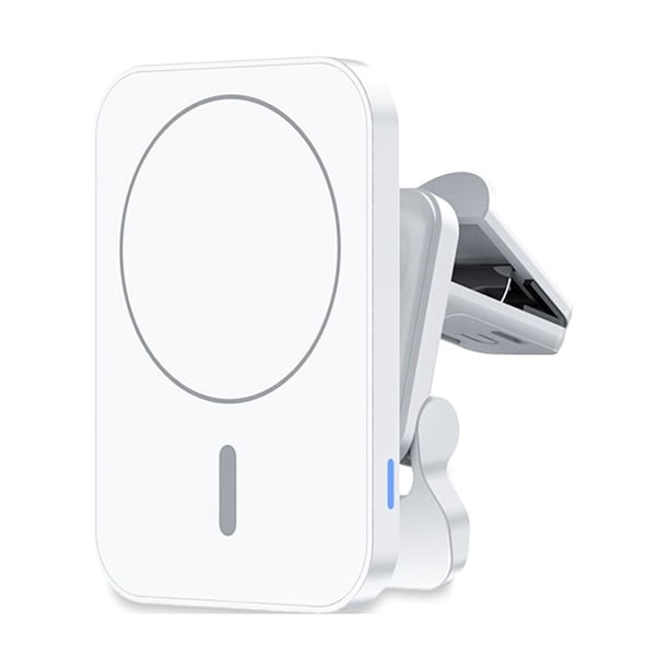 Inteprter Soporte de cargador inalámbrico para coche Teléfono móvil USB-C Carga rápida Soporte de rotación de 360 grados PC Cuna de Electrónica