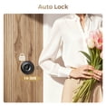 thumbnail image 6 of Door Knob LNDU Electronic Fingerprint Lock Room Smart Door Lock Zinc Alloy Matte Easy Installation, 6 of 8