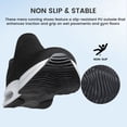 thumbnail image 3 of AMANSSE Men's Hands-Free Shoes Non Slip Running Walking Shoes Lightweight Breathable Slip on Sock Shoes Workout Gym Shoes Black Size 7.5, 3 of 6