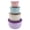 Colorful, variant on Kaireo Plastic Mixing Bowls with Lids 4 Piece Nesting Set Wide Deep Bowls Kitchen Prep Storage