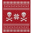 thumbnail image 4 of Old Glory Toddler Skull & Crossbones Ugly Christmas Sweater Long Sleeve T Shirt, 4 of 6